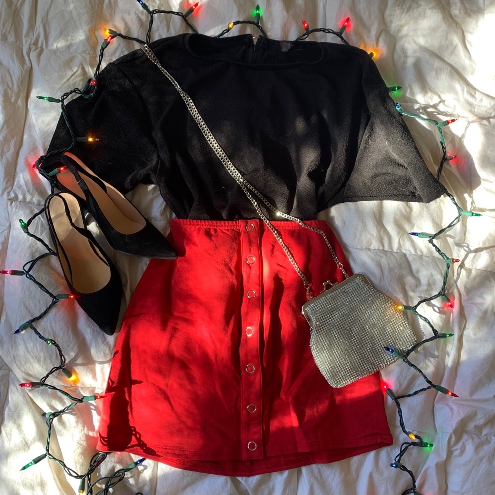 Red Christmas Skirt